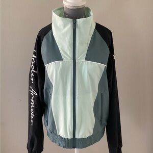 Under Armour Two-Tone Mint & Teal Storm full zip Athletic Track Jacket